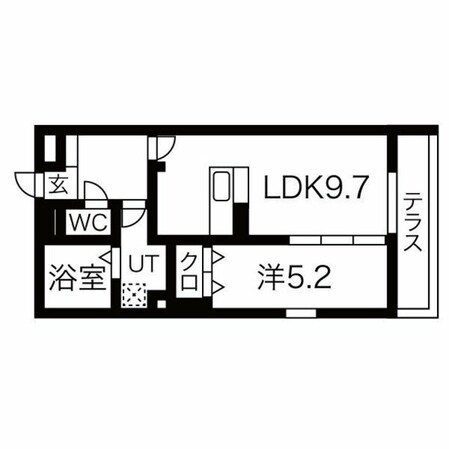 六甲道駅 徒歩5分 1階の物件間取画像